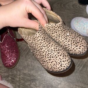 Cheetah booties